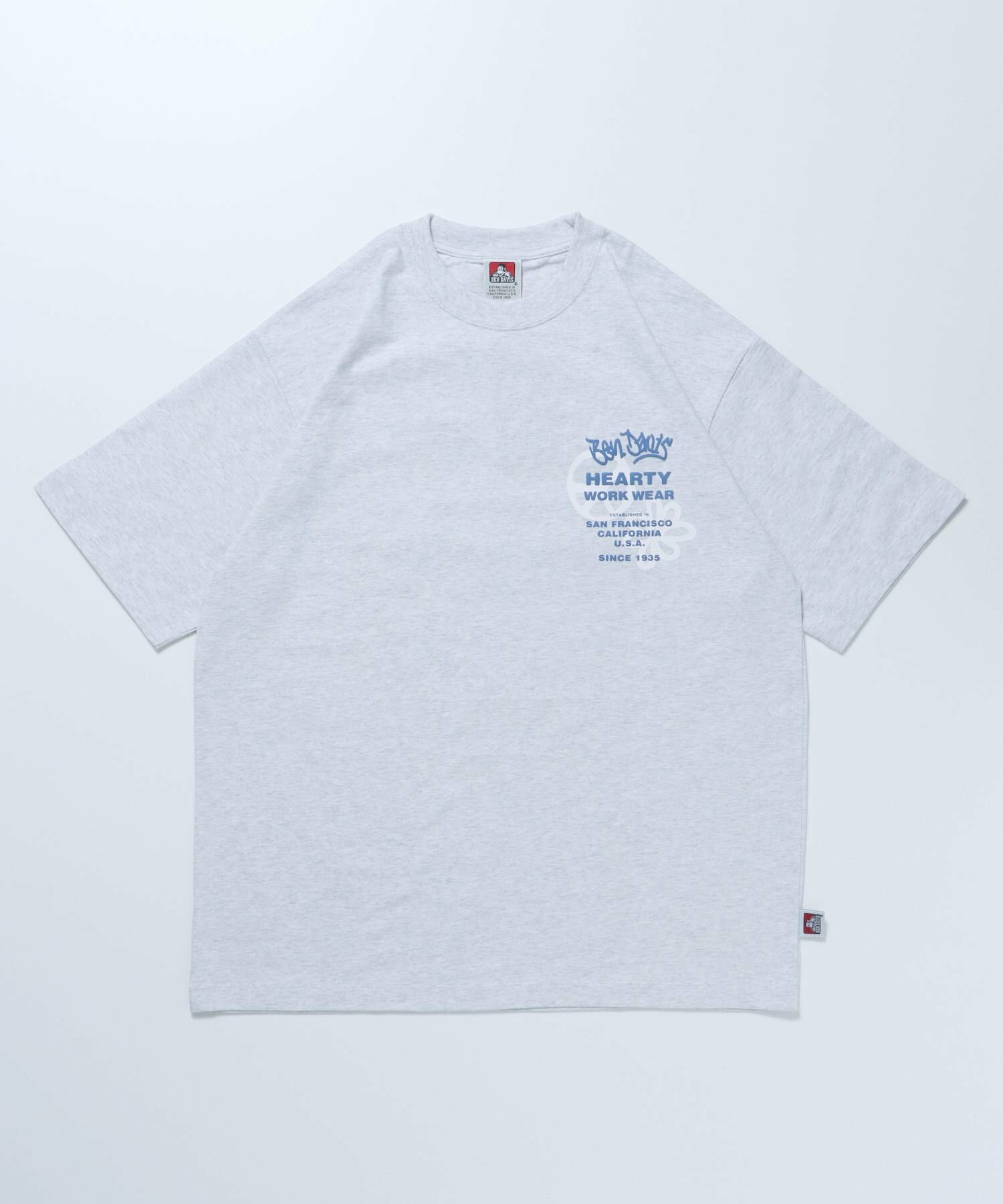 【BEN DAVIS(ベンデイビス)】GRATEFUL TEE / クルーネック 半袖Tシャツ モチーフ バップリント ワンポイント Tシャツ 8ボール